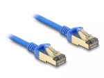 DeLOCK RJ45 v&otilde;rgukaabel Cat.8.1 F/FTP &otilde;huke 0,5 m sinine