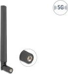 Delock 81466 5G 3,4-5,0 GHz antenn, SMA pistik, 4,7 dBi, ringsuunatud kallutatava liigendiga, must