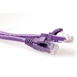 ACT lilla 1 meeter U/UTP CAT6A paigalduskaabel turvaliste RJ45 pistikutega