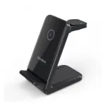 Choetech T608-FB 3-in-1 traadita laadimisalus, 15 W, must