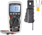 Digitaalne multimeeter Voltcraft AT-400 &mdash; k&auml;eshoitav m&otilde;&otilde;teseade, CAT IV 600 V ohutusklass