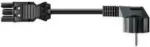Bachmann - toitekaabel - GST18i3 (M) CEE 7/4 (M) - 2 m - nurgapistik - must (375.079)