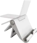 Renkforce 29215c23 universaalne tahvelarvuti / iPadi ja nutitelefoni hoidik, valge