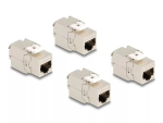 Delock 86050 Keystone moodul RJ45 pesa Cat.6A STP, 4 pakk