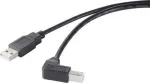 Renkforce RF-4613068 USB-kaabel 0,5 m USB 2.0 USB A USB B Must (RF-4613068)