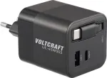 VOLTCRAFT UC-45W002 USB-laadija 45 W 1x USB-A, 2x USB-C&reg; USB PD Must siseruumidesse GaN, USB Power Delivery (USB-PD), kiirlaadija (VC-17330925)
