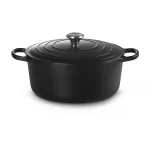 Le Creuset Signature &uuml;mmargune pott 8,1 L must 30 cm