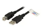 USB-kaabel EFB Elektronik K5256SW.1,8 1,8 m USB A USB B Must
