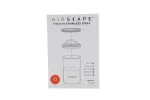 Airscape&reg; roostevabast terasest kohvihoidik, keskmine, signaalpunane matt