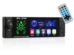 BLOW Spider 4CAL RDS RGB autoraadio Bluetooth, USB, SD, AUX, puuteekraan, RGB taustvalgustus, kaugjuhtimispult, 1 DIN, 4x45W