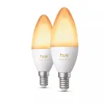 Philips Hue White Ambiance k&uuml;&uuml;nlamp E14 B39 EU 2 pakk