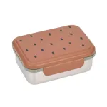 Lassig Happy Prints Caramel laste roostevabast terasest toidukarp, 1 l, vaheseinaga, PP-kaas silikoonr&otilde;ngaga