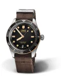 ORIS Aquis Date 43540752030 meeste automaatkell 40mm sinise sihverplaadiga roostevabast terasest k&auml;ev&otilde;ru