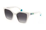 FURLA SFU686-5403GF Naiste ristk&uuml;likukujulised p&auml;ikeseprillid Havana pruun atsetaatraamiga Gradient pruun l&auml;&auml;ts 54/18/140 mm