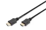 Assmann HDMI High Speed &uuml;henduskaabel. t&uuml;&uuml;p A M/M. 10,0 m. Ethernetiga. endine HDMI 1.4. UL. must. kuldne (AK-330107-100-S)