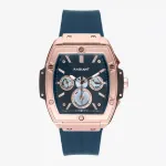 RADIANT RA655204 meeste analoogkvarts-kell 42mm roostevaba teras must sihverplaat nahkrihm