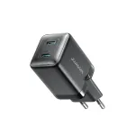 Joyroom JR-TCG17 45W 2x USB-C GaN seinadapter EU-pistikuga must