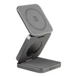 Tactical MagForce Saviour 3in1 Magnetic Car Holder with Wireless Charger and Power Bank 5000 mAh Black