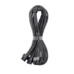 CableMod C-Series Pro kaabel, variant B, 90 kraadi, 16-kontaktne kuni 4x 8-kontaktne PCIe, carbon