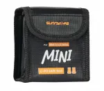 SUNNYLIFE Tulekindel aku ohutuskott 2x DJI Mini 5/4/3 Pro / Mini 3 / Lito 1 / Lito X1 aku jaoks