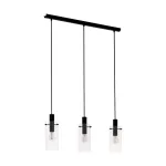 EGLO Carlton 1 Black and Copper E27 Suspension Light