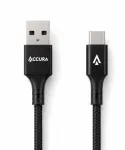 Accura USB 2.0 USB-C kaabel 1,0 m must