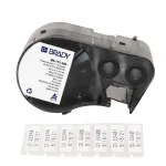 BRADY BMP51/BMP53/M511 FreezerBondz sildid - 25,4 mm x 12,7 mm, valge, 500 silti