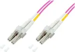 GoodConnections LC/LC Duplex OM4 Multimode Fiiberoptiline Patch-kaabel, 2 m, Akvatoorium, LSZH LW-802LC4
