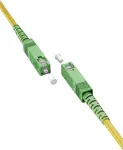 Wentronic Goobay 59640 OS2 &uuml;hemoodiline fiiberoptiline &uuml;henduskaabel, SC/APC - SC/APC, 3 m, kollane