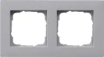 GIRA 212255 Katteloor 2-kohaline lame Gira E2 F Alumiinium