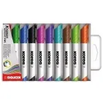 Kores K MARKER XW1 Valgetahvli markeri komplekt, &uuml;mar ots, 3,0 mm, erinevad v&auml;rvid, 10 tk M20800