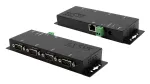 EXSYS EX-6164 4-pordiline RS-232 seadmeserver, Ethernet RS-232-le, metallkorpus, 10/100 Mbps, virtuaalne COM
