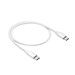 Akyga AK-USB-39 USB-C &ndash; USB-C kaabel, USB 2.0, 60 W, 0,5 m, valge