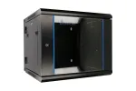 Extralink Rack-kapp 6U 600x600 AZH Must seinakinnitusega, p&ouml;&ouml;rduv