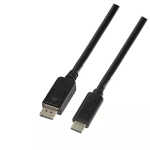 Video kaabli adapter LogiLink UA0335 1.8 m USB USB-C DisplayPort must