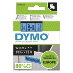 DYMO autentsed D1 sildid | Must tr&uuml;kk sinisel lindil | 12 mm x 7 m | Isekleepuvad sildid LabelManager sildivalmistajatele | Valmistatud Euroopas