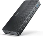 Dokkimisjaam UNITEK D1103A01 USB4 juhtmega must 100W toiteedastus