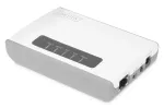 DIGITUS 2-pordiline USB 2.0 Wi-Fi v&otilde;rguserver NAS USB-jaotur prindiserver
