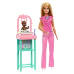 Barbie beebiarsti nukk blondi moenukuga, 1 beebinukk, m&ouml;&ouml;bel ja tarvikud