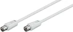 Koaksiaalkaabel Microconnect COAX015W RCA 1,5 m valge