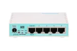 Mikrotik RB750GR3 juhtmega ruuter Gigabit Ethernet T&uuml;rkiis, Valge
