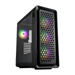 FSP CUT593A POC0000202 Ultra Tower arvutikorpus, E-ATX/ATX/micro-ATX/Mini-ITX, karastatud klaas, must