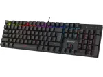 Sandberg 640-31 mehaaniline m&auml;nguklaviatuur, USB, taustvalgustusega, sinised l&uuml;litid, QWERTZ saksa