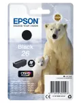 Epson Polar bear Singlepack Must 26 Claria Premium Ink, Standard Yield, Must, Pigment-based tint, 6,2 ml, 1 tk, 220 lehek&uuml;lge