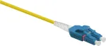 helos OS2 kiudoptiline Uniboot patch-kaabel LC/LC Duplex 9/125 &micro;m, LSZH, 2,0 mm, kollane, 5 m (373367)