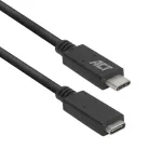 ACT USB 3.0 pikenduskaabel USB-C 2 meetrit 5 Gbit/s Must
