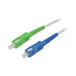 Synergy21 LWL-1-Faser-Patchk. 0,5mtr.SC-SC(APC8Grad), 9/125u, Schr&auml;gschliff