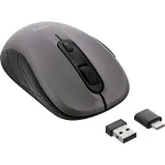 InLine hiir 3-in-1, Bluetooth + 2x 2,4GHz, 5 nuppu, optiline, hall/must