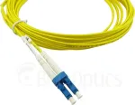 Kompatibles Cisco CAB-SMF-LC-SC-3 BlueOptics Duplex LWL Patchkabel, LC-UPC/SC-UPC beige, 3 Meter, Singlemode, E9/125&micro;m G.657.A1, Eingangsd&auml;mpfung: unt