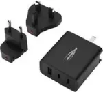 Ansmann USB-laadija reisilaadija TC315 / 3 A / 15,5 W / 3 porti USB-laadija 15,5 W USB-A pistikupesa Smart IC must siseruumidesse (1001-0178)